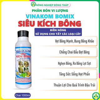 Phân bón vl vinakom bomix – siêu kích bông – vọt bông mạnh, chống chai đầu đọt bông, nghẹn bông