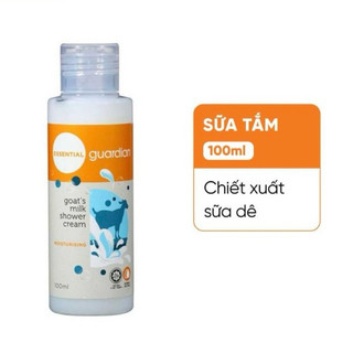 Sữa Tắm Trắng Da Dưỡng Ẩm Guardian Moisturizing Bath Goat’s Milk Chiết Xuất Sữa Dê 100ml