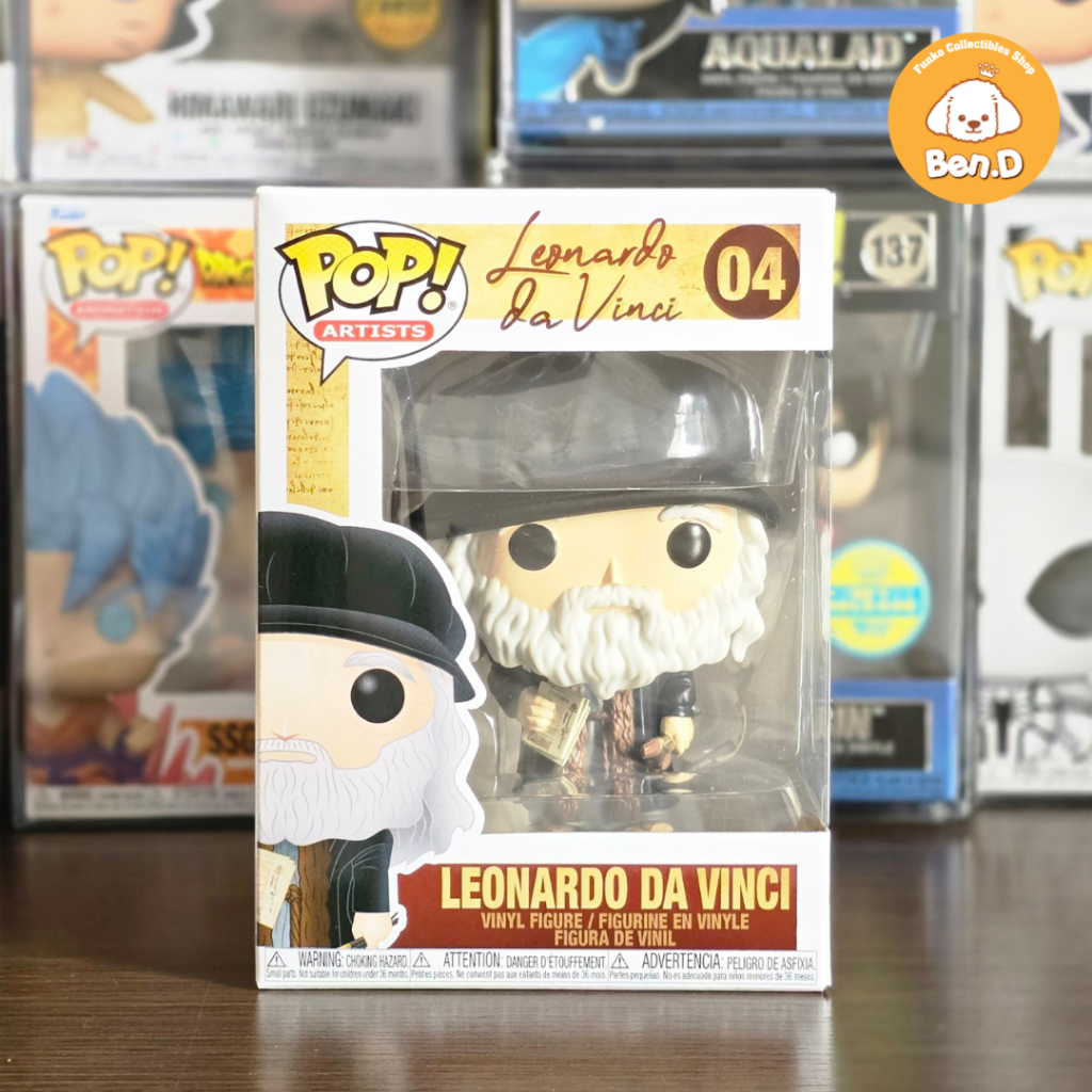 Mô hình Funko POP Artists: Leonardo da Vinci #04