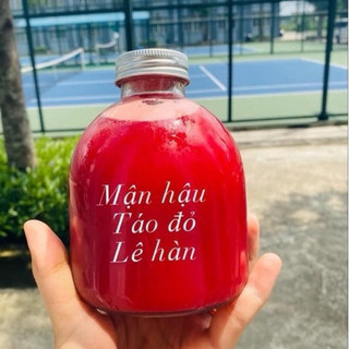 Chai thủy tinh tròn bầu lùn 300ml và 500ml nắp vặn kín/ chai mập lùn nắp nhôm và nắp dây