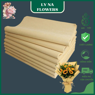 Giấy gói hoa, giấy kraft gói quà 50x70 cm dày dặn chắc chắn decor sản phẩm handmade | Lyna Flowers