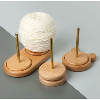 Giá Xoay len - Trục Đỡ Len - Trục Giữ Len Chống Rối Len Bằng Gỗ Cực Trơn, Không Gây Ồn