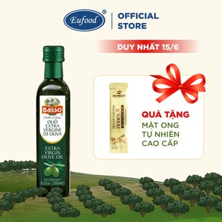 Dầu Olive Nguyên Chất Extra  Basso - EUFOOD Việt Nam - Dầu Oliu Thực Vật Nhập Khẩu Ý Chính Hãng