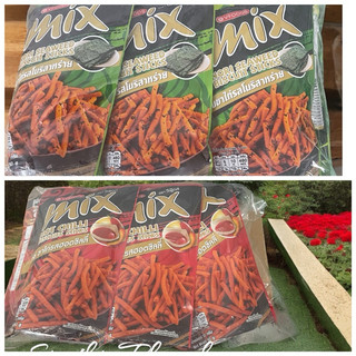 Combo 6 gói bim bim que mix vị cay thái lan 50g/gói