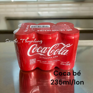Lốc 6 lon coca-cola 235ml