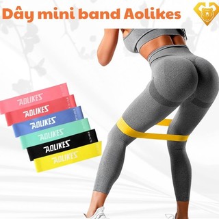 Dây Mini Band Cao Su Kháng Lực Aolikes A-3601 | Dây Miniband Tập Mông Đùi
