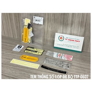 Tem thông số Dream tem lửa ĐB ( 1 Bộ )