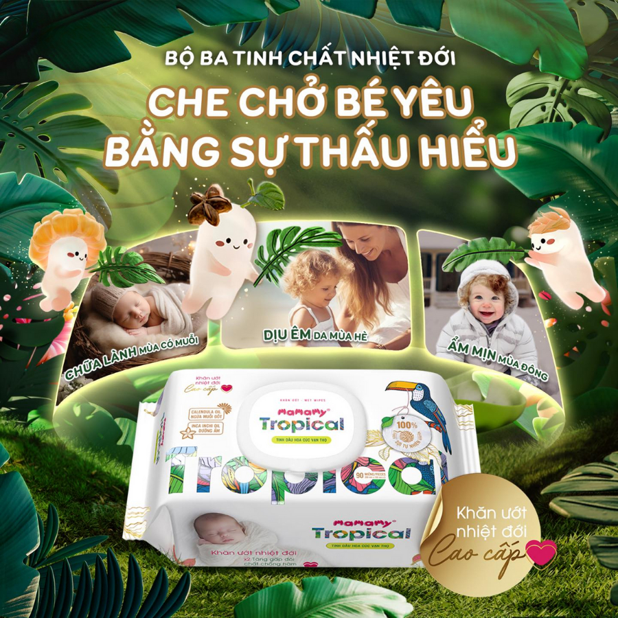 Khăn Ướt Trẻ Em Mamamy Thiên Nhiên - Giấy Ướt Sạch Khuẩn Vệ Sinh Cho Cả Gia Đình - Gói 60 Miếng | BigBuy360 - bigbuy360.vn