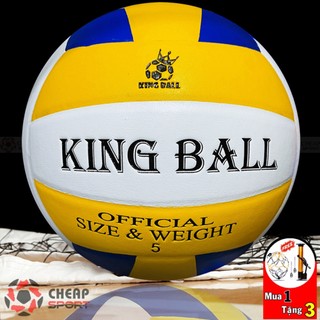 Quả Bóng Chuyền Da King Ball Banh Bóng Chuyền Thăng Long Động Lực Nam Nữ Trẻ Em Học Sinh Viên Thi Đấu Ngoài Trời Giá Rẻ