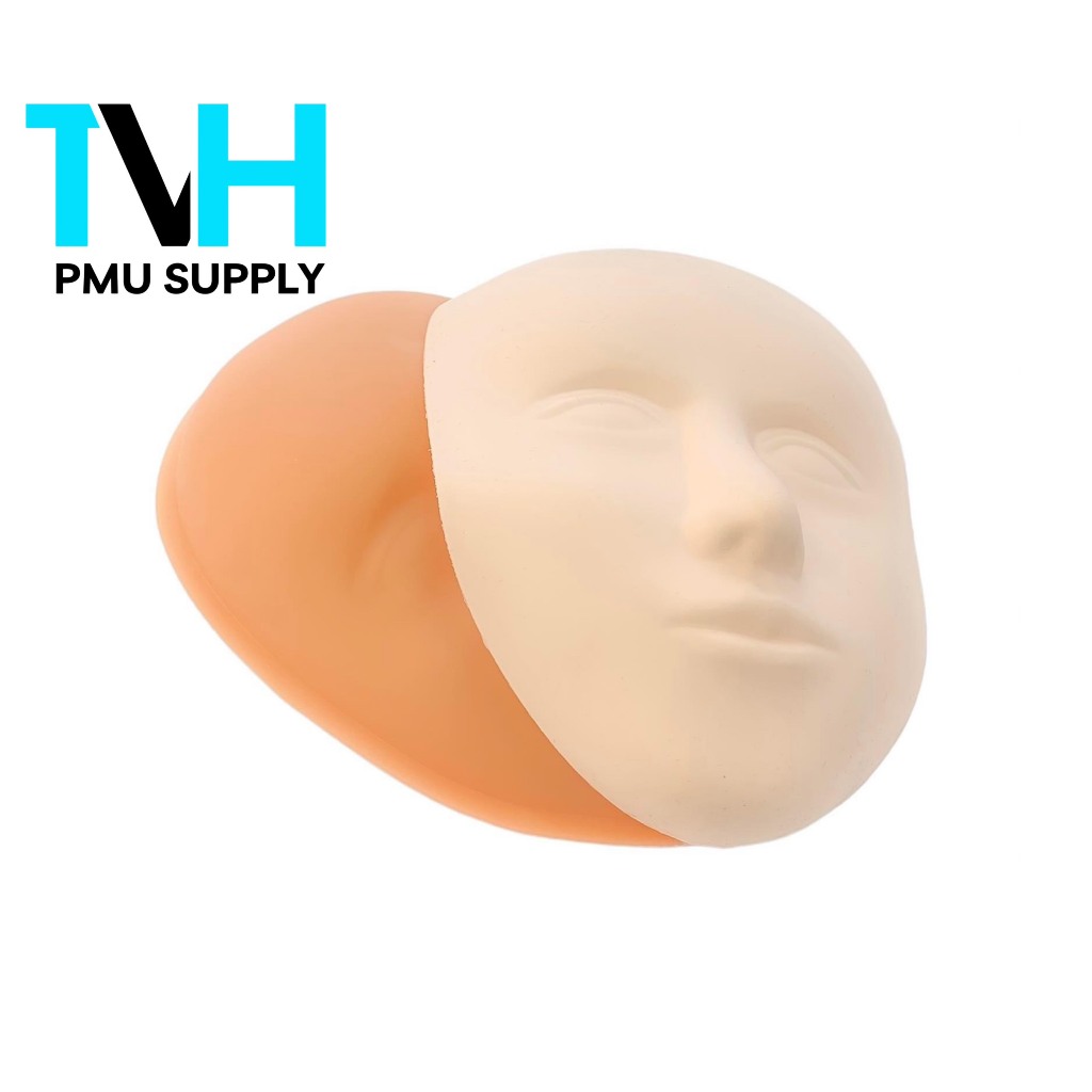 Da Giả Có Khuôn Mặt 5D Silicon Có Kệ Kê Da Tập Phun Xăm Điêu Khắc - TVH PMU SUPPLY