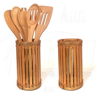 Ống tre l Ống đựng đũa, đựng bút ,cắm hoa trang trí bàn ăn, nhà bếp