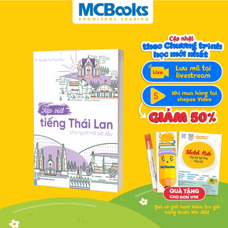 Sách - tập viết tiếng thái lan cho người mới bắt đầu