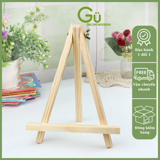 Gía đỡ điện thoại, giá đỡ ảnh bảng gỗ decor trang trí nhà cửa Gu Decor Wooden