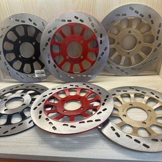 Đĩa thắng trước sau 110/120 rg rgv satria xipo sport thắng đùm, thắng đĩa đủ màu đen, đỏ, vàng