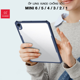 [Hỏa Tốc HCM] Ốp lưng XUNDD iPad Mini 6/ Mini 5/4/ Mini 3/2/1 (BEETLE SERIES) - Chống sốc, Lưng trong suốt - Xanh Dương