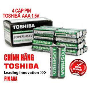 Combo 3 viên pin toshiba aaa 3a
