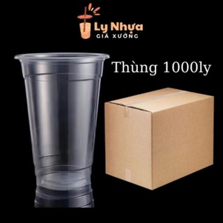 Thùng 1000ly pp 360ml, 500ml, 700ml đựng trà sữa