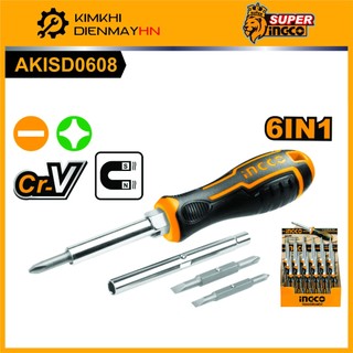 Tô vít đa năng 6 in 1 ingco akisd0608