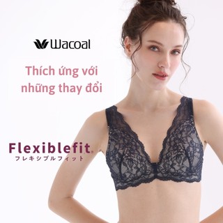 Áo lót wacoal lecien i22wfb291 có gọng dẻo, mút mỏng, chống chảy xệ, nâng nhẹ - 22wfb291 big size