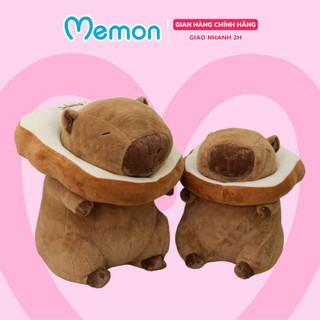  Gấu bông capybara Memon thú nhồi bông chuột capybara bánh mì sandwich cao cấp đáng yêu cho bé 