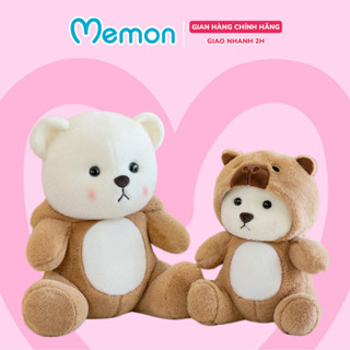 Gấu Bông Lena Cosplay Capybara Memon - Thú Bông Nhung Cao Cấp Lena Cosplay Chuột Lang Nước Capybara