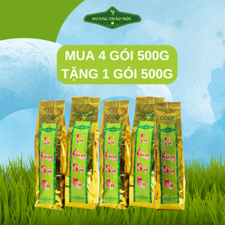 Combo 4 tặng 1 (4 gói trà hoàng thảo mộc 500g tặng 1 gói 500g)