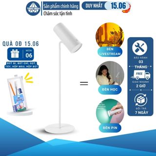 Đèn Bàn Học Tích Điện đa năng TAO1501 BA015- Đèn Bàn Học Đèn Hoàng Hôn Livestream Đèn Pin Tích Điện 2000mAh Sạc Nhanh