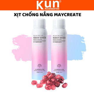 Xịt Chống Nắng Trắng Da Maycreate 150ml Chính Hãng KUN 