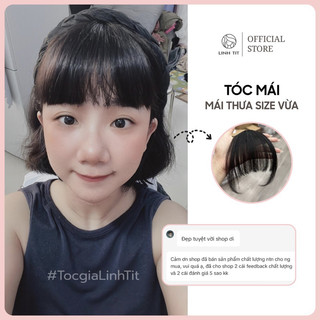 Tóc giả nữ mái ngố | tóc giả linh tit