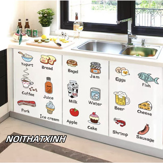Decal tranh dán tường cho bé học tiếng anh - trang trí phòng ngủ yn056463
