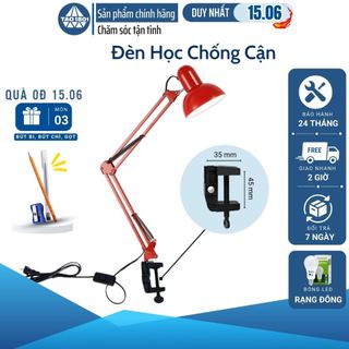  Đèn học kẹp bàn PIXAR Bóng LED Rạng Đông Chống Cận Bảo Vệ Mắt Bảo Hành 2 Năm Tao1501 - BA001 