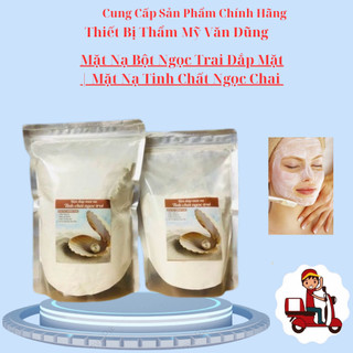 Mặt nạ bột ngọc trai đắp mặt | mặt nạ tinh chất ngọc chai trắng sáng da se khít lỗ chân lông gói 500g 1kg