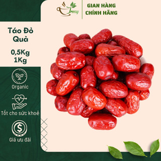 1Kg Táo Đỏ Nguyên Quả Sấy Khô Quả To - Trà thảo mộc Treesy - Trà hoa quả