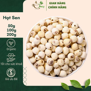 200g hạt sen sấy khô - trà thảo mộc treesy