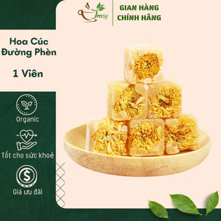 Trà hoa cúc đường phèn mật ong - trà thảo mộc treesy - trà hoa quả