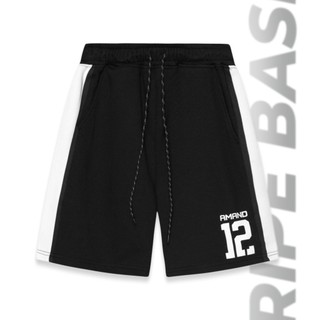 Quần Short Amand Solid Stripe Basic Short - Black/ White/ Grey QS024