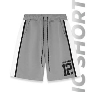 Quần Short Amand Solid Stripe Basic Short - Black/ White/ Grey QS024
