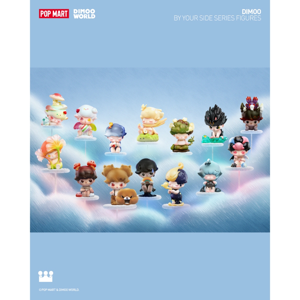 [CHÍNH HÃNG-ORDER] POP MART DIMOO BY YOUR SIDE SERIES  (TRỌN BỘ HỘP MÙ)