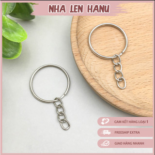  Móc Khóa-Khoen Móc Khóa Bạc