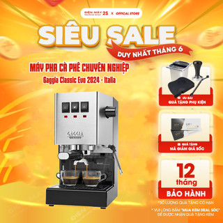 Máy pha cà phê gaggia classic evo 2024 -công suất 100ly/ngày -bảo hành 12 tháng
