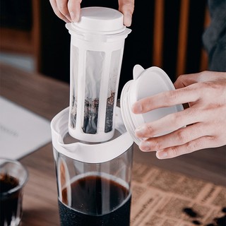 (Sẵn hàng- ship hoả tốc) Bình pha cafe cold brew, bình ủ trà, cafe dung tích 1.1L