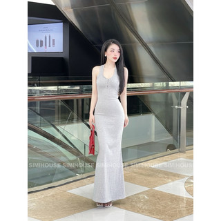 VÁY BODY NÚT DÁNG ĐUÔI CÁ / Đầm body đuôi cá 5 nút basic