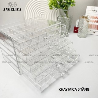 [Đồ nail] Hộp/Khay Đựng Phụ Kiện Làm Móng Đa Năng 5 Tầng_Mã: K5T_ANGELICA