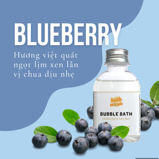 Sữa tắm SIÊU BỌT cho bồn tắm - Việt quất/Blueberry - bath temple