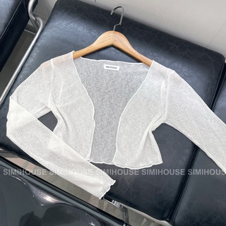 ÁO KHOÁC MỎNG CARDIGAN REN GIẤY