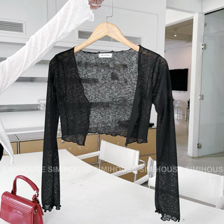 ÁO KHOÁC MỎNG CARDIGAN REN GIẤY