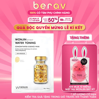 Mặt nạ truyền trắng wonjin effect water toning concentrated essence mask 30g - water toning