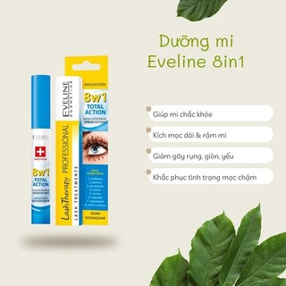 Dưỡng mi dài eveline dưỡng mi giảm gãy rụng mọc dài dày