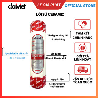 [Chính Hãng] Lõi Lọc Nước Số 3, Lõi Sứ CERAMIC -  Đại Việt
