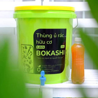 Thùng ủ rác hữu cơ thành phân hữu cơ EM Bokashi - Nhà Vừng